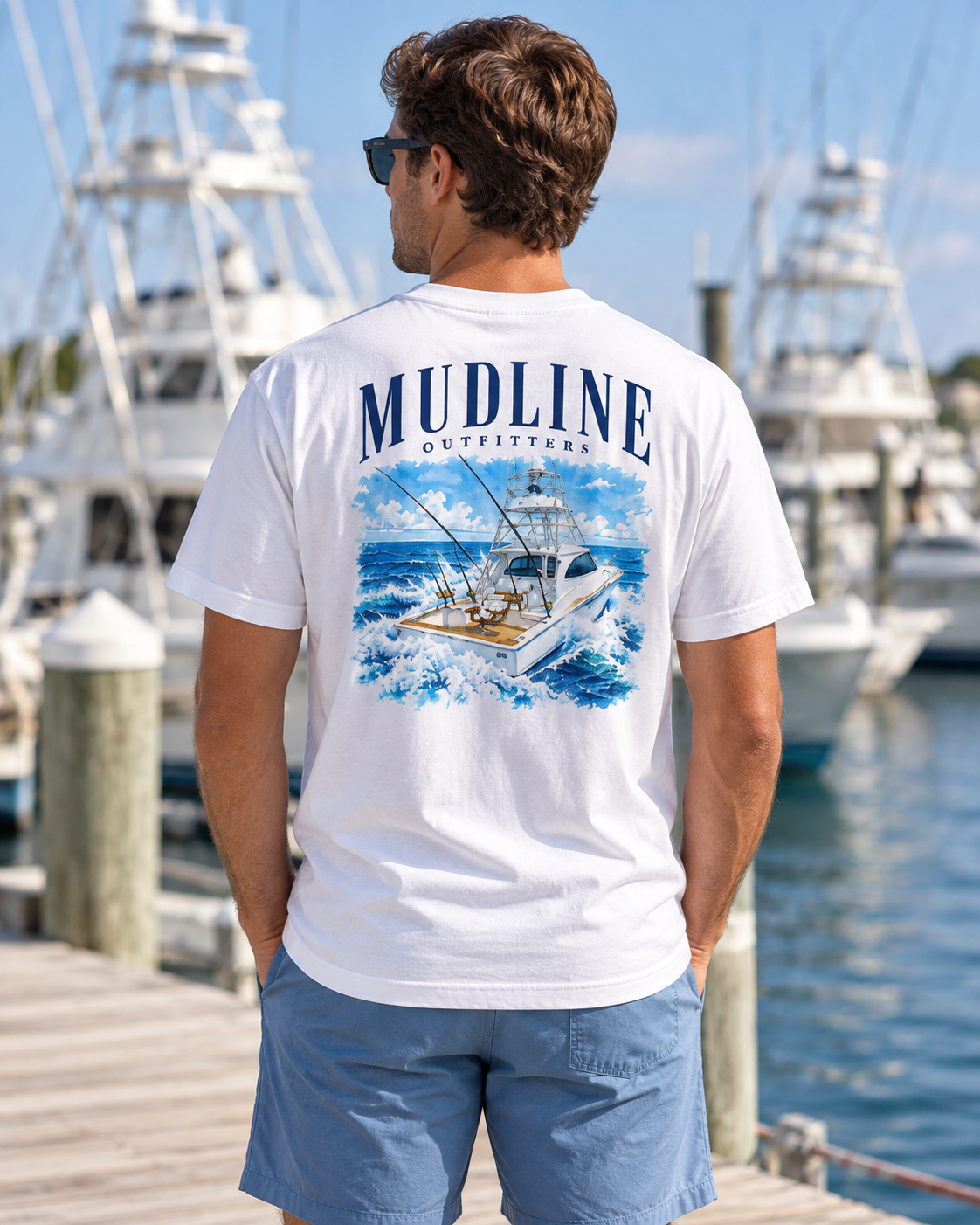 Mudline Tight Lines Tee